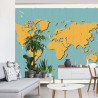 Fototapeta Retro Mapa Świata