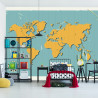 Fototapeta Retro Mapa Świata