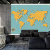Fototapeta Retro Mapa Świata