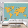 Fototapeta Retro Mapa Świata
