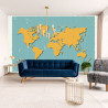Fototapeta Retro Mapa Świata