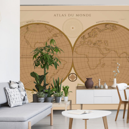 Fototapeta Atlas Du Monde Vintage