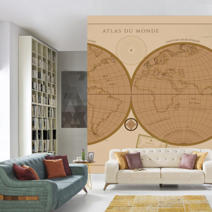 Fototapeta Atlas Du Monde Vintage