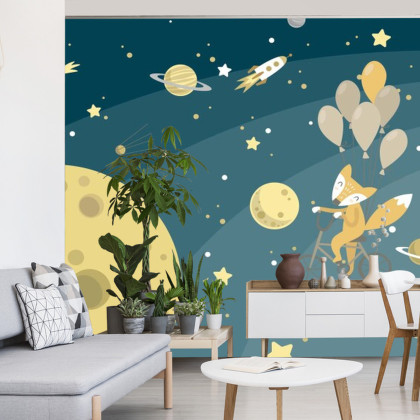 Fototapeta Kosmiczny Spacer Pana Foxa