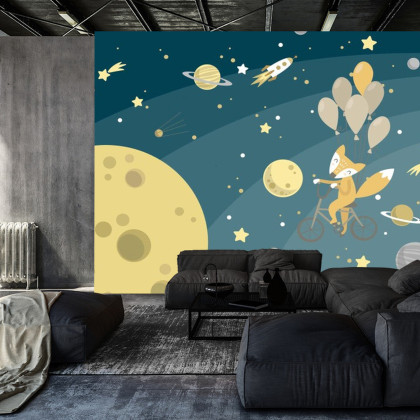 Fototapeta Kosmiczny Spacer Pana Foxa