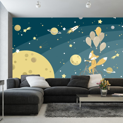 Fototapeta Kosmiczny Spacer Pana Foxa