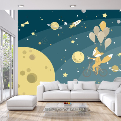 Fototapeta Kosmiczny Spacer Pana Foxa
