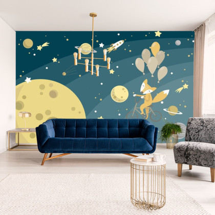 Fototapeta Kosmiczny Spacer Pana Foxa