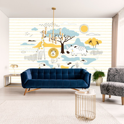 Fototapeta Przyjaciele Z Safari