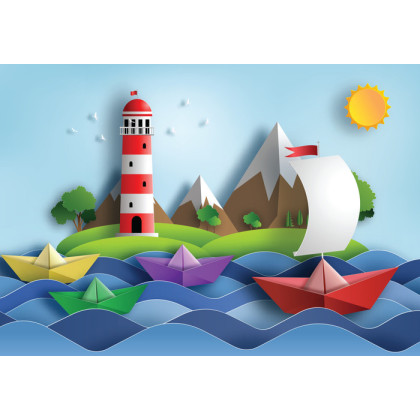 Fototapeta Seria Wycinanek „Sail Away”.
