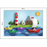 Fototapeta Seria Wycinanek „Sail Away”.