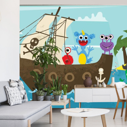 Fototapeta Piraci Monster Mayhem
