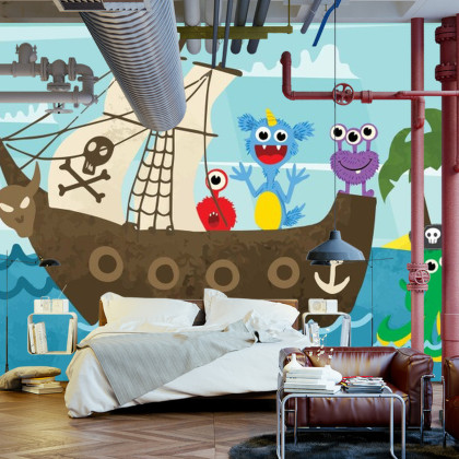 Fototapeta Piraci Monster Mayhem