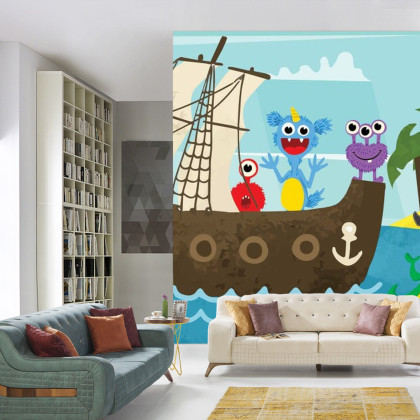 Fototapeta Piraci Monster Mayhem