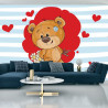 Fototapeta The Big Heart Bears: Bradley Ma Kwiaty