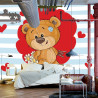 Fototapeta The Big Heart Bears: Bradley Ma Kwiaty