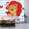 Fototapeta The Big Heart Bears: Bradley Ma Kwiaty