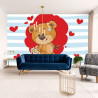 Fototapeta The Big Heart Bears: Bradley Ma Kwiaty