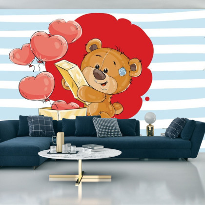 Fototapeta The Big Heart Bears: Box Of Hearts