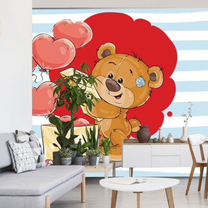 Fototapeta The Big Heart Bears: Box Of Hearts