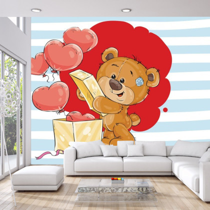 Fototapeta The Big Heart Bears: Box Of Hearts