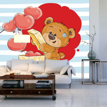 Fototapeta The Big Heart Bears: Box Of Hearts