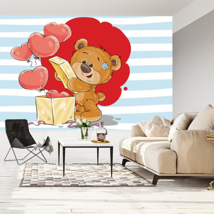 Fototapeta The Big Heart Bears: Box Of Hearts
