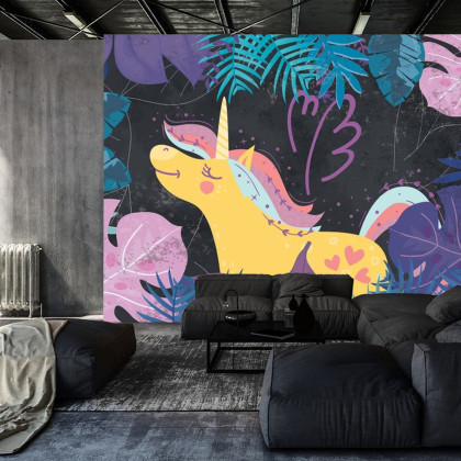 Fototapeta Ula La Unicornio Nocny Las