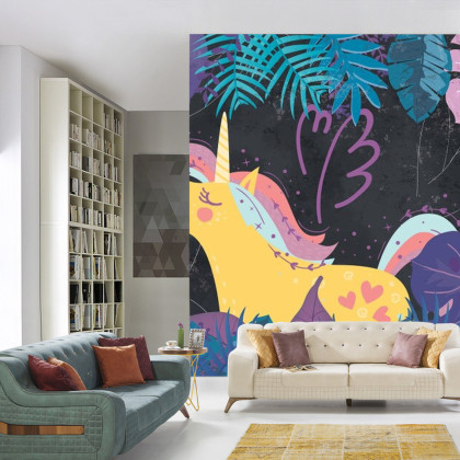 Fototapeta Ula La Unicornio Nocny Las
