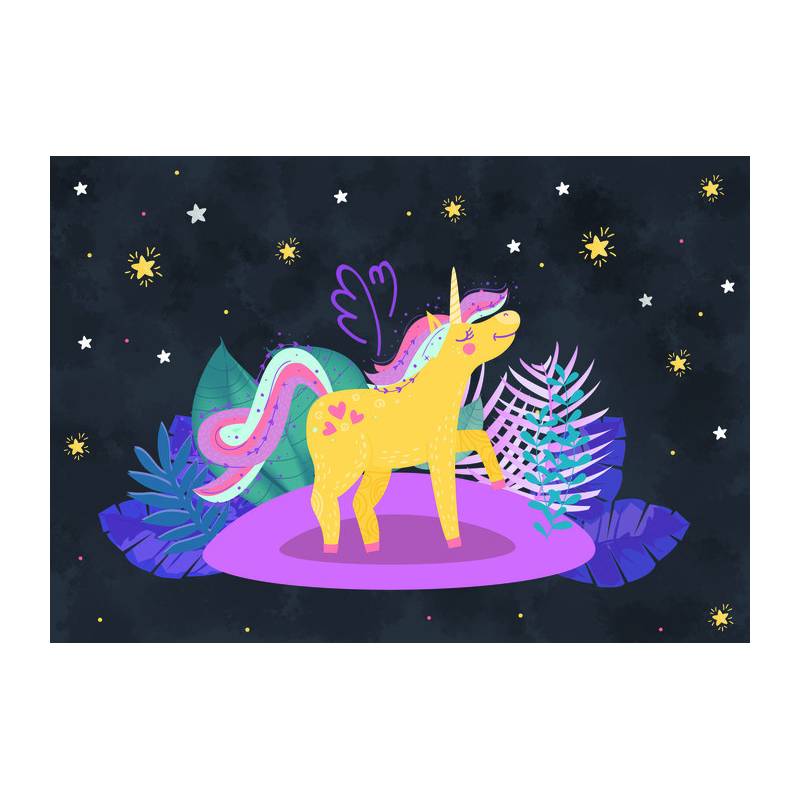 Fototapeta Ula La Unicornio Night Stars