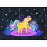 Fototapeta Ula La Unicornio Night Stars