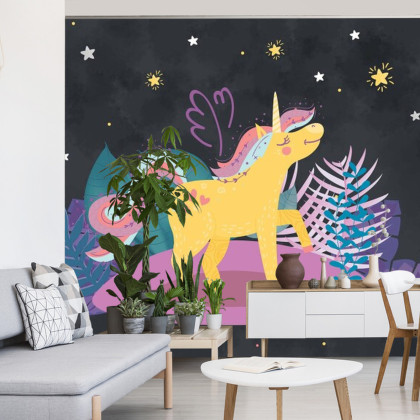 Fototapeta Ula La Unicornio Night Stars