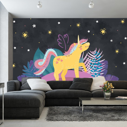 Fototapeta Ula La Unicornio Night Stars