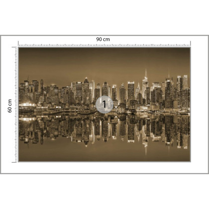 Fototapeta Refleksje Nowojorskie W Sepii