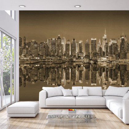 Fototapeta Refleksje Nowojorskie W Sepii