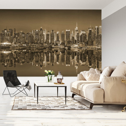 Fototapeta Refleksje Nowojorskie W Sepii