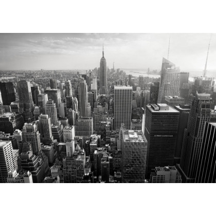 Fototapeta Empire State View W Czerni I Bieli