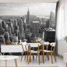 Fototapeta Empire State View W Czerni I Bieli