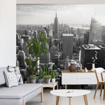 Fototapeta Empire State View W Czerni I Bieli
