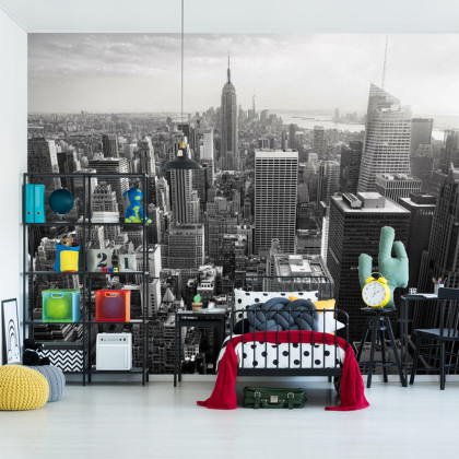 Fototapeta Empire State View W Czerni I Bieli