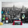 Fototapeta Empire State View W Czerni I Bieli