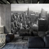 Fototapeta Empire State View W Czerni I Bieli