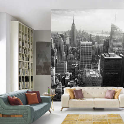 Fototapeta Empire State View W Czerni I Bieli