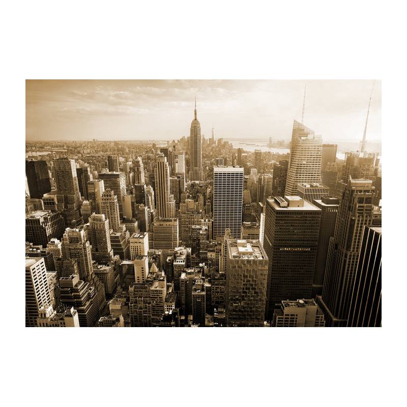 Fototapeta Empire State Widok W Sepii