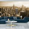 Fototapeta Empire State Widok W Sepii