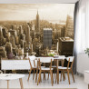 Fototapeta Empire State Widok W Sepii