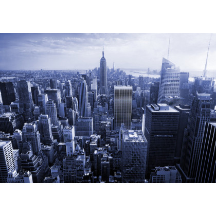 Fototapeta Empire State View W Kolorze Niebieskim