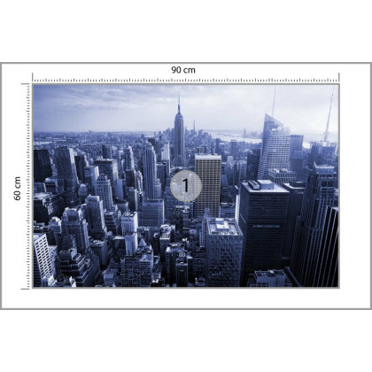 Fototapeta Empire State View W Kolorze Niebieskim