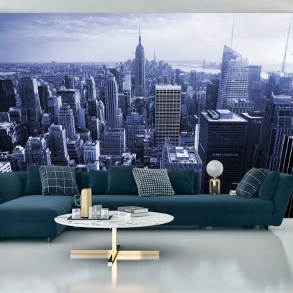 Fototapeta Empire State View W Kolorze Niebieskim