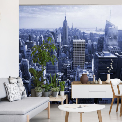Fototapeta Empire State View W Kolorze Niebieskim